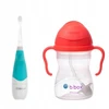 B.Box Rinkinys Sonic dantų šepetėlis vaikui + Buteliukas su šiaudeliu 240 ml, arbūzas