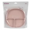 B.Box rožinė silikoninė plokštelė su dangteliu