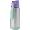 B.BOX BB500903 terminis buteliukas su sportiniu kandikliu 500 ml Lilac Pop