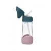 B.BOX - Tritano buteliukas su šiaudeliu 450 ml, indigo rožinis