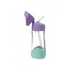 B.BOX BB500303 Tritan buteliukas su šiaudeliu 450 ml Lilac Pop