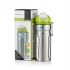 Bebe Due Plieninis gėrimų butelis 500 ml + Dantų šepetėlis