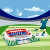 Bedee 3500 vienetų futbolo stadiono blokų rinkinys, dekoracija futbolo aistruoliui