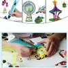 Bedee 3D PEN Vaikams 3D SPAUSDINTUVO RAŠIKLIŲ rinkinys + PLA PAPILDYMAI 36 M 12 SPALVŲ