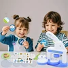 Bedee 55 MM+35 MM VIENA RANKO ženkliukų mašina SU RAKTŲ ŽIEDUOMIS IR ŽIRKLĖMIS