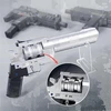 Bedee Blokai Revolveris 428 El. Surinktas modelis 1:1 rutulinis pistoletas su blokais