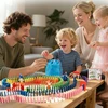 Bedee DOMINO BLOCKS 1000 EL SPALVOTAS STATYBINIŲ ŽAISLŲ RINKINYS