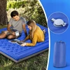 Bedee Gruby čiužinys Dmuchany Dwuosobowy 200x140x13cm su Pompką na Kemping
