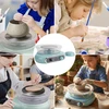 Bedee KOŁO GARNCARSKIE MINI 4.7IN Z PEDAŁEM NOŻNYM Rinkinys DIY ZIELONE