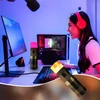 Bedee MINECRAFT žibintuvėlis STALO ARBA SIENINĖS + RGB nuotolinio valdymo pultas + KABLIS