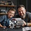 Bedee MODELIS AV8 VARIKLIO STATYBINIŲ BLAKŲ RINKINYS MECHANINIS MODELIS DOVANA