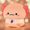 Bedee Naktinė lempa AXOLOTL SILIKONOWA DLA DZIECI LED USB ŚCIEMNIALNA DOTYKOWA