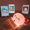 Bedee Naktinė lempa AXOLOTL SILIKONOWA DLA DZIECI LED USB ŚCIEMNIALNA DOTYKOWA