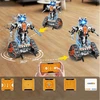 Bedee Nuotoliniu būdu valdomi robotai 4 LED modeliai, 724 plytos, programa, dovana 6 ir daugiau