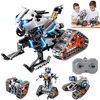 Bedee Nuotoliniu būdu valdomi robotai 4 LED modeliai, 724 plytos, programa, dovana 6 ir daugiau