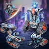 Bedee Nuotoliniu būdu valdomi robotai 4 LED modeliai, 724 plytos, programa, dovana 6 ir daugiau