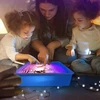 Bedee Sensorinis stalas su smėlio ir LED šviesos terapija vaikams ir suaugusiems