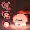 Bedee Silikono Salamander Night Light kelionės dovana vaikams ir suaugusiems