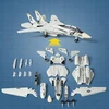 Bedee Statybinių blokelių kovinio lėktuvo modelis F-14 Tomcat statybinių blokelių rinkinys „pasidaryk pats“ dovanų žaislas