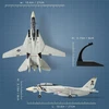 Bedee Statybinių blokelių kovinio lėktuvo modelis F-14 Tomcat statybinių blokelių rinkinys „pasidaryk pats“ dovanų žaislas