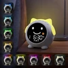 Bedee ZEGAR BUDZIK DLA DZIECI EMOJI Naktinė lempa LED akumuliatorius EMOTIKONY ALARM