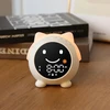 Bedee ZEGAR BUDZIK DLA DZIECI EMOJI Naktinė lempa LED akumuliatorius EMOTIKONY ALARM