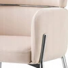 BEIGE GOLD LEGS kėdė Breda Glamour VELVET velvet Svetainė Valgomasis
