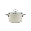 BELIS EMAL PUODAS. SU DANGELIS 6.1L 24CM EKO KREMAS