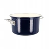 Belis emaliuotas Eco Ceramic puodas 2,6 l - 18 cm, tamsiai mėlynas - II kokybė