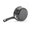 Belis SFINX Emaliuotas puodas su rankena STANDARTINIS juodas 14cm, 0,8l