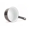 Belis SFINX Emaliuotas puodas su rankena STANDARTINIS juodas 14cm, 0,8l