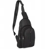 Kelioninis Beltimore Madinga vyriška juoda odinė juosmens rankinė crossbody