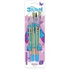 Beniamin PĘDZELKI Z NATURALNEGO WŁOSIA STITCH PINKI 5SZT