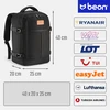 Beon RYANAIR BACKPACK 40x20x25 LĖKTUVO KELIONĖS RANKINIO BAGAŽO KAJUNAI STIPRI