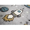 Berfin Vaikiškas kilimėlis Smart Kids 3D 140X190 SPACE PLANET ROCKET vaikui