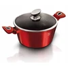 Berlinger Haus ALIUMININIS PUODAS SU GRANITINĖ DANGA - BURGUNDIJA - 6,5 L - 28 CM