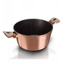 Berlinger Haus Puodai su akmens efektu ir dangčiu 20 cm Rosegold Metallic Line