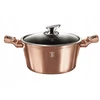 Berlinger Haus Puodai su akmens efektu ir dangčiu 20 cm Rosegold Metallic Line
