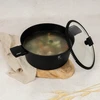 Berlinger Haus Puodas su dangčiu 28cm, 6.1l, matinė juoda