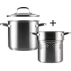 Berndes b.vital virimo puodas 20 cm su 5,5 l makaronų įdėklu