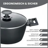 Berndes Kochtopf puodas 24 cm – tradicinis puodas su stikliniu dangteliu