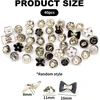 BESIŪLĖS DRABUŽIŲ SAGATOS 9-12 MM METALO ĮVAIRIAS SPALVOS SAGAS 40 Vnt.