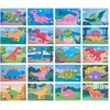 Bestomi DAŽYMAS SMILYJE Smėlio paveikslėliai 20 paveikslėlių berniukams dinozaurams