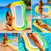 Bestway Pripučiamas plaukimo kilimėlis su tinkleliu HAMMOCK VANDENS KĖDĖ baseinui, paplūdimiui, vandeniui