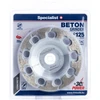 Betono šlifavimo puodas GRANTEX, 110/90 x 55 mm, C36, M14 sriegis