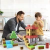 Bez Marki 100 magnetinių kaladėlių Magnetinių kaladėlių rinkinys vaikams