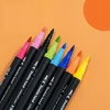 Bez Marki 100SZT MARKERY AKRYLOWE Rinkinys DUAL TIP PĘDZELKI DO MANDALI NOTATNIKA