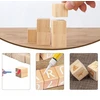 Bez Marki 100X MEDINIŲ KUBŲ BLOKŲ DIY, DIY DIY, DIYMAS