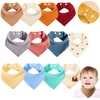 Bez Marki 12X BABY BANDANA BIBS MEDVILNĖS MINKŠTAI SUgeriantys dantys