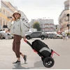 Bez Marki 2 viename sulankstoma krovininė dviračio priekaba Maksimali apkrova 20kg JUODA